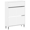 vidaXL Batu skrynia ZWOLLE 78 x 24 x 103 cm Apdirbta mediena Balta