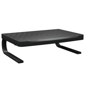 vidaXL Monitoriaus stovas, juodos spalvos, 37x28x11,5cm