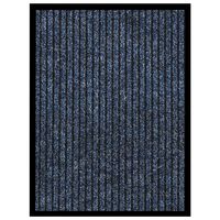 vidaXL Durų kilimėlis, mėlynos spalvos, 40x60cm, dryžuotas