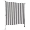 vidaXL Lauko Ritininė Žaliuzė Antracito ir baltos 100 x 270 cm