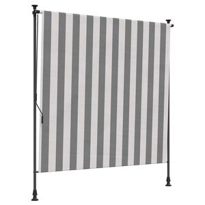 vidaXL Lauko Ritininė Žaliuzė Antracito ir baltos 100 x 270 cm