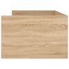 vidaXL Lovos rėmas su stalčiais, sonoma ąžuolo spalvos, 90x190cm
