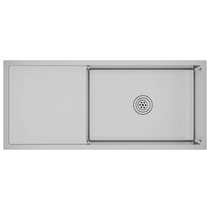 vidaXL Virtuvės plautuvė, rankų darbo, nerūdijantis plienas