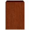 vidaXL Lovelis, 42x38x75cm, Corten plienas
