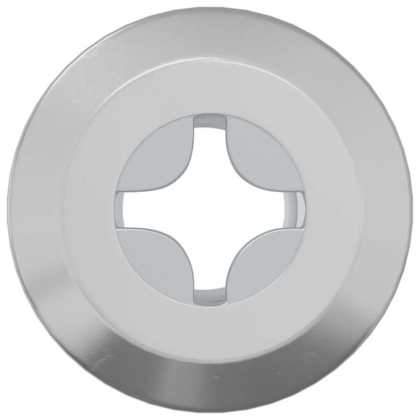 vidaXL Užrakto veržlė 2 pcs Nikelio M6 x 15 mm Plienas