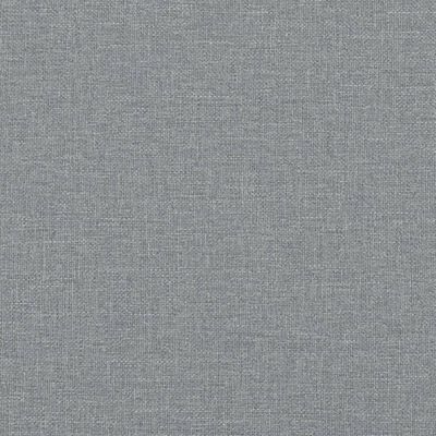 vidaXL Krėslas, šviesiai pilkos spalvos, 60cm, audinys