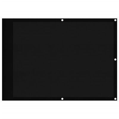 vidaXL Balkono pertvara, juoda, 75x1000cm, 100% oksfordo poliesteris