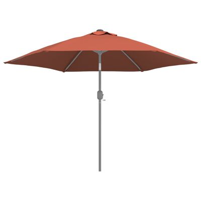 vidaXL Pakaitinis audinys lauko skėčiui nuo saulės, terakota, 300cm