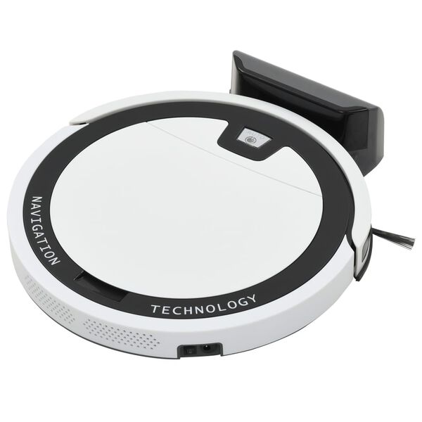 vidaXL Autom. dulkių siurb. robotas, 5 rež. vald. progr., WIFI navig.