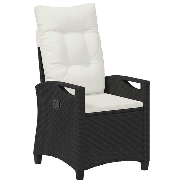 vidaXL Sodo Kėdė 2 pcs Juoda ir kreminė 56 x 60 x 112 cm