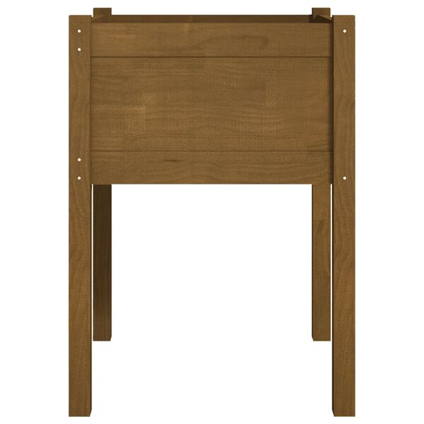 vidaXL Sodo lovelis, medaus rudas, 50x50x70cm, pušies masyvas