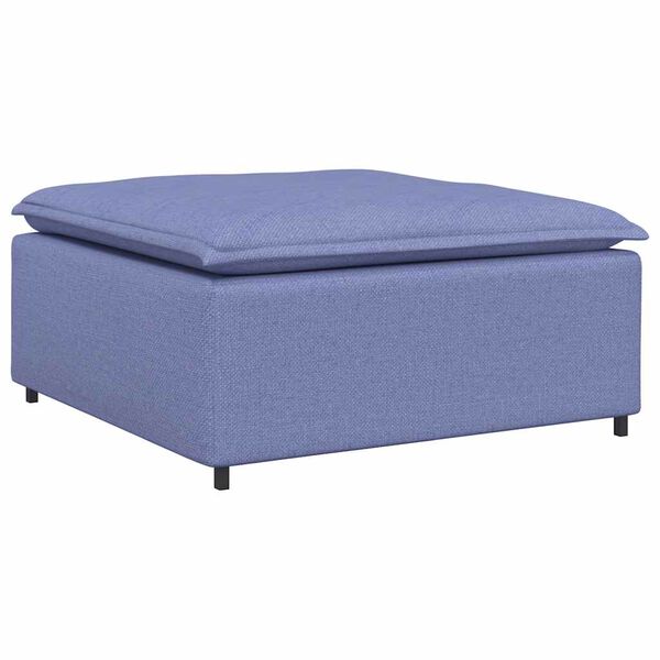 vidaXL Modulinė sofa-kojų pakojis, džinso mėlyna, 100x100x48 cm