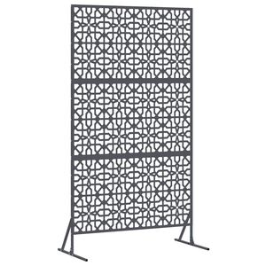vidaXL Privatumo žaliuzės 100 x 50 x 180 cm Plienas Antracito