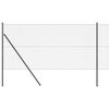 vidaXL Grandinės tvoros tvirtinimas 10 x 1,4 m PVC dengtas plienas