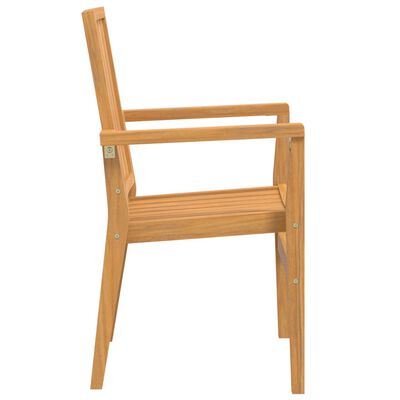 vidaXL Sudedamos sodo kėdės, 2vnt., 56,5x57,5x91cm, tikmedžio masyvas