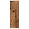 vidaXL Vonios spintelė Old Wood 30x30x95 cm Engineered Wood