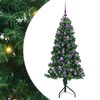 vidaXL Kampinis dirbtinis Kalėdų medis Žalia 150 cm PVC ir metalas