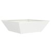 vidaXL Sodo vazonas 5 pcs Balta 50 x 50 x 15 cm