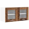 vidaXL Pakabinama spintelė Senos medienos ir baltos 80 x 31 x 40 cm