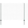 vidaXL Euro tvoros su stulpu 10 x 1,5 m PVC dengtas plienas Žalia