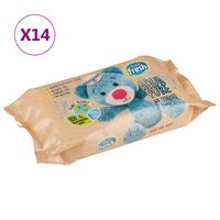 vidaXL Drėgnosios kūdikių servetėlės, 14 pakuočių, 840 servetėlių
