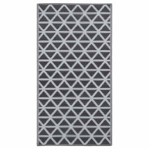 vidaXL Lauko kilimas, ARAKIL juodos spalvos, 120x180cm, PP