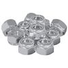 vidaXL Rie&scaron;utas 12 vnt. Sidabrinė M6 x 10 mm Geležis