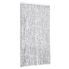 vidaXL Užuolaida nuo musių, &scaron;viesiai/tamsiai pilka, 100x230cm, &scaron;enilis