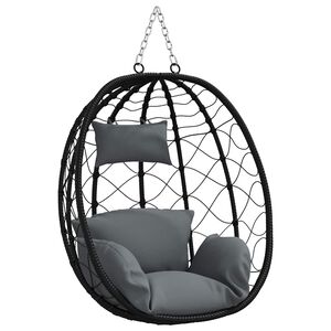 vidaXL Kabantis kiau&scaron;inis poliratanas 91,5 x 54,5 x 107 cm Antracito
