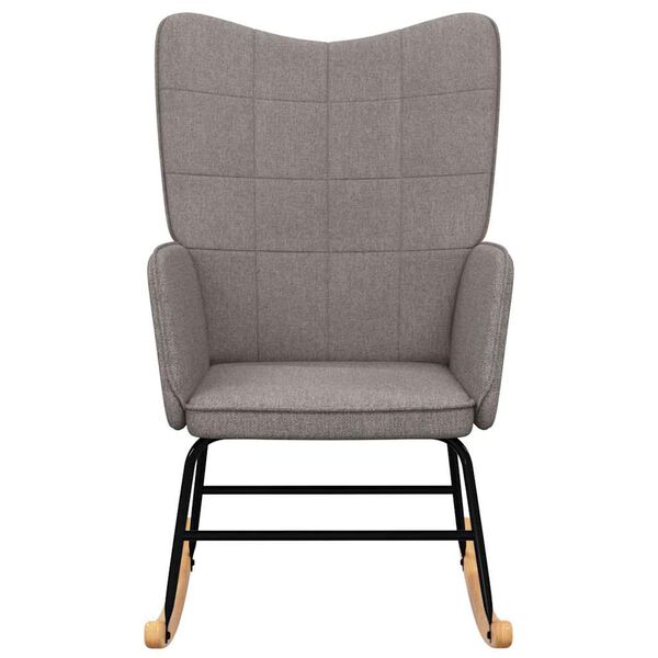 vidaXL Supama kėdė, taupe spalvos, audinys