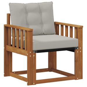 vidaXL Lauko sofos komplektas Kietasis akacijos medis ir Textilene