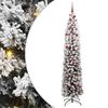 vidaXL Dirbtinė Kalėdų eglutė Žalia 210 cm PVC, plienas ir plastikas