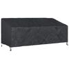 vidaXL Sodo suolelio uždangalas Juoda 200 x 100 x 89 cm