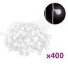 vidaXL Rutuliukų girlianda, 40m, 400 &scaron;altų baltų LED, 8 funkcijos