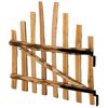 vidaXL I&scaron;kili tvoros vartai 100 x 90 cm Kita medžiaga Ruda