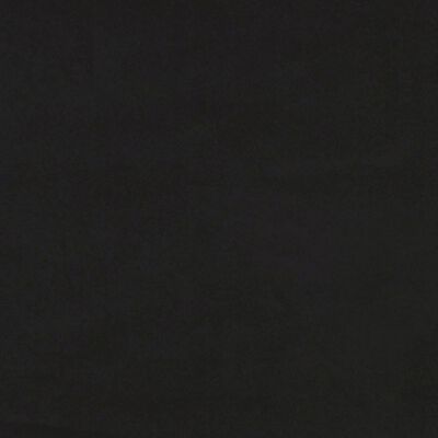 vidaXL Lova su čiužiniu, juodos spalvos, 80x200cm, aksomas