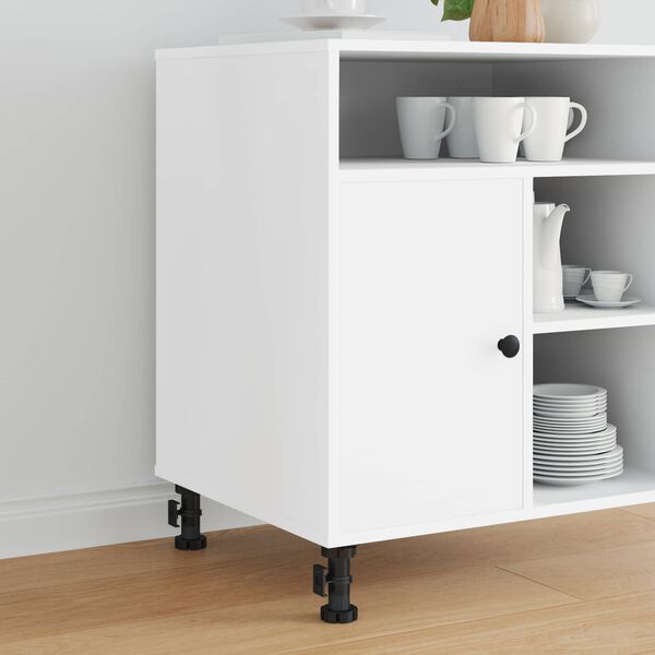 vidaXL Baldų kojelės Reguliuojamas 12 pcs Juoda 46 x 46 x 128 mm PP