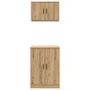 vidaXL garažo spintos, 2vnt., artisano ąžuolo, mediena