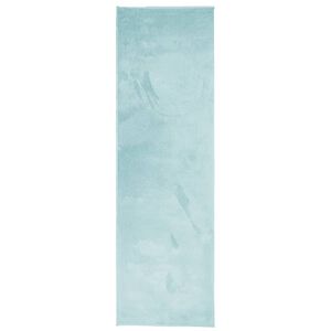 vidaXL Kilimas OVIEDO, žalios spalvos, 80x250cm, trumpi &scaron;ereliai