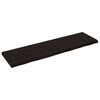vidaXL Vonios stalvir&scaron;is, tamsiai rudas, 180x50x(2-6)cm, mediena