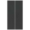 vidaXL Baseino dugno plėvelė 420 x 220 x 0,1 cm Stačiakampio Juoda