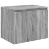vidaXL Prisegamas Vonios Spintelė Pilka Sonoma 62,5 x 44,5 x 50 cm