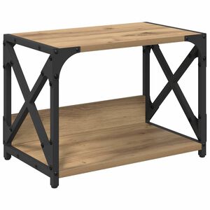 vidaXL Spausdintuvo laikiklis Amatininkų ąžuolas 44 x 26 x 31.5 cm