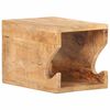 vidaXL Prie sienos montuojamas dviračių stovas, 35x25x25cm, mango