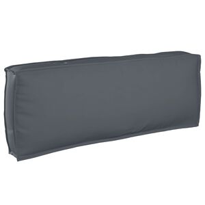 vidaXL Pagalvėlė Oksfordo audinys Antracitas 120 x 40 x 12 cm