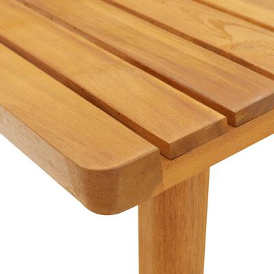 vidaXL Sodo kavos staliukas, 90x55x35cm, akacijos medienos masyvas