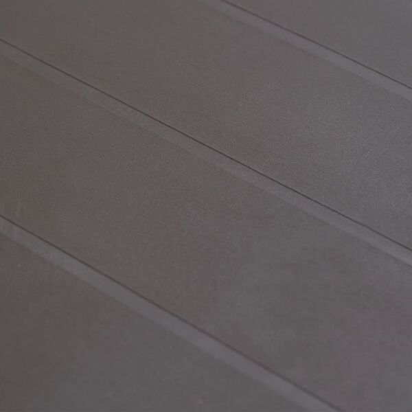 vidaXL Sodo stalas, rudos sp., 220x90x72 cm, plastikas, rat. imit.