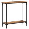 vidaXL Konsolinis stalas Sena mediena 75 x 30.5 x 75 cm