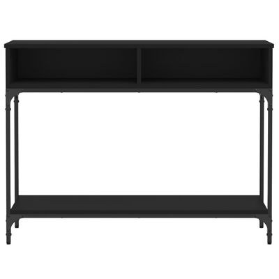 vidaXL Konsolinis staliukas, juodas, 100x30,5x75cm, apdirbta mediena