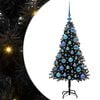 vidaXL Kalėdų eglutė Juoda 120 cm PVC